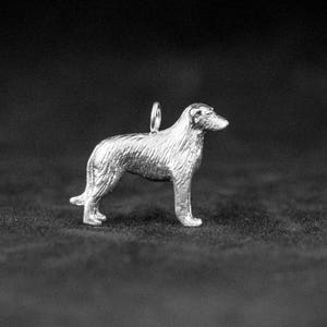 Irish Wolfhound Sterling Silver Charm