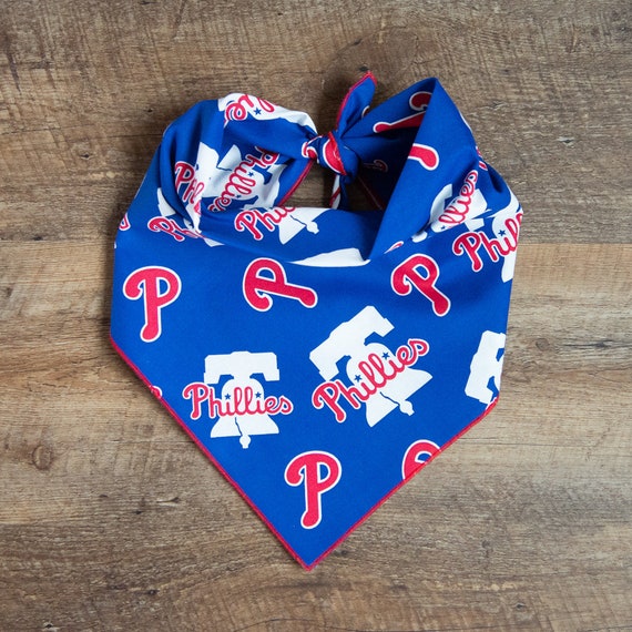 Phillies Dog Bandana, Philadelphia Phillies, Baseball, Tie On Dog Bandana