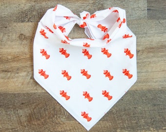 Fire Hydrant Dog Bandana, Tie On Dog Bandana