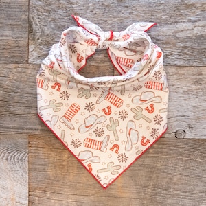 4th of July Cowboy Dog Bandana