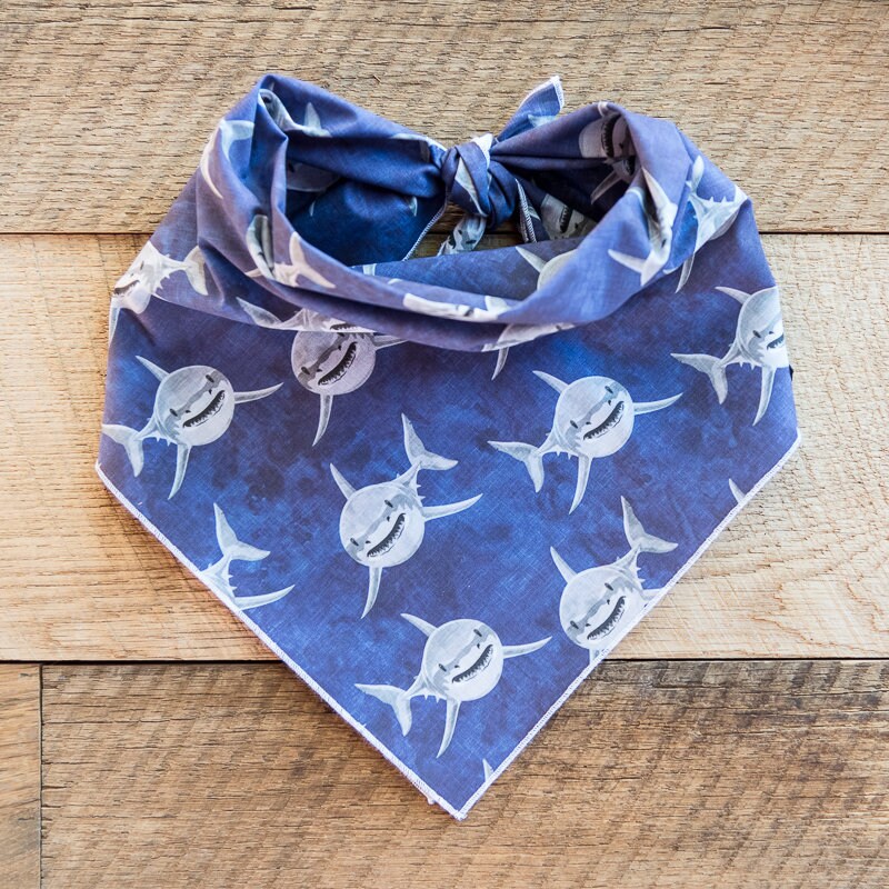 Shark dog cheap bandana
