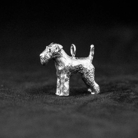 Welsh Terrier Charm, Sterling Silver Welsh Terrier Charm