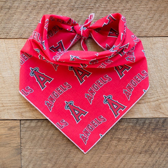 Anaheim Angels Dog Bandana, Angels Baseball, Los Angeles Angels, Tie On Dog Bandana