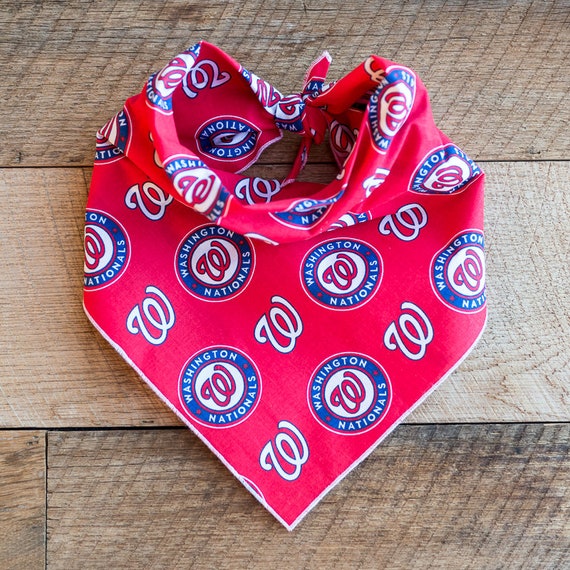 Washington Nationals Dog Bandana, Nats, Nationals Baseball, Tie On Dog Bandana