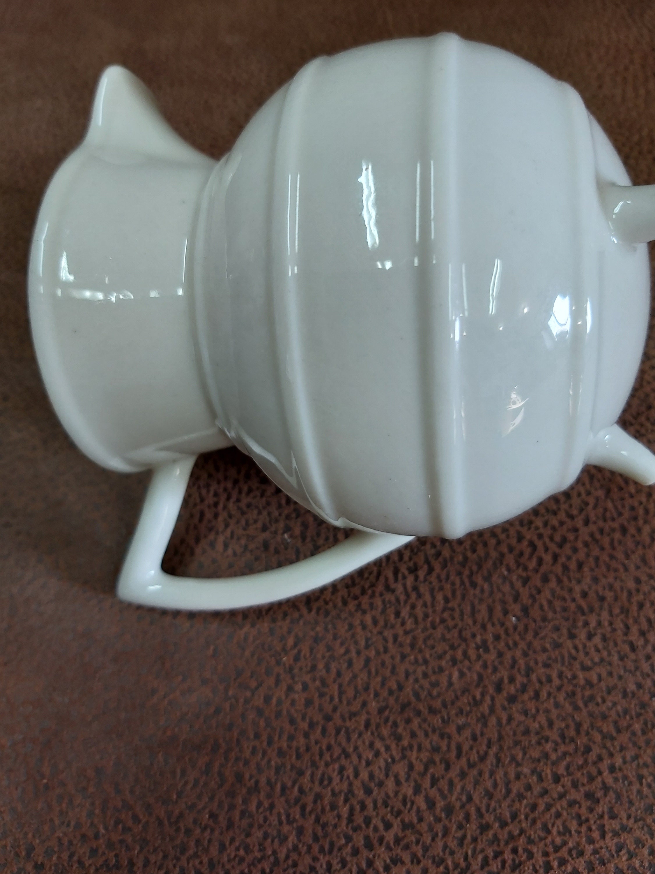 Belleek Creamer Reg. No. 0857 Made in Ireland Footed Etsy