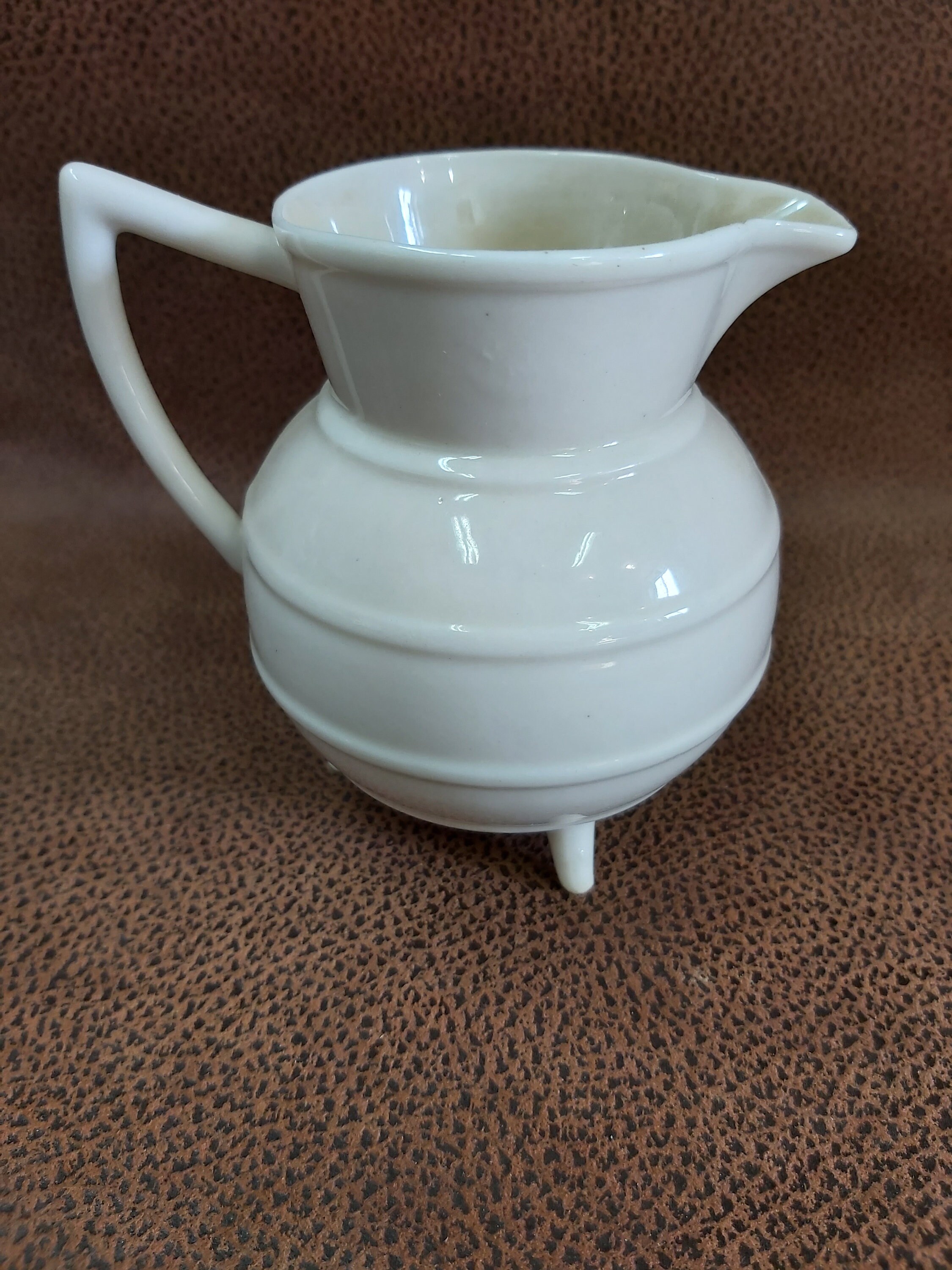 Belleek Creamer Reg. No. 0857 Made in Ireland Footed Etsy