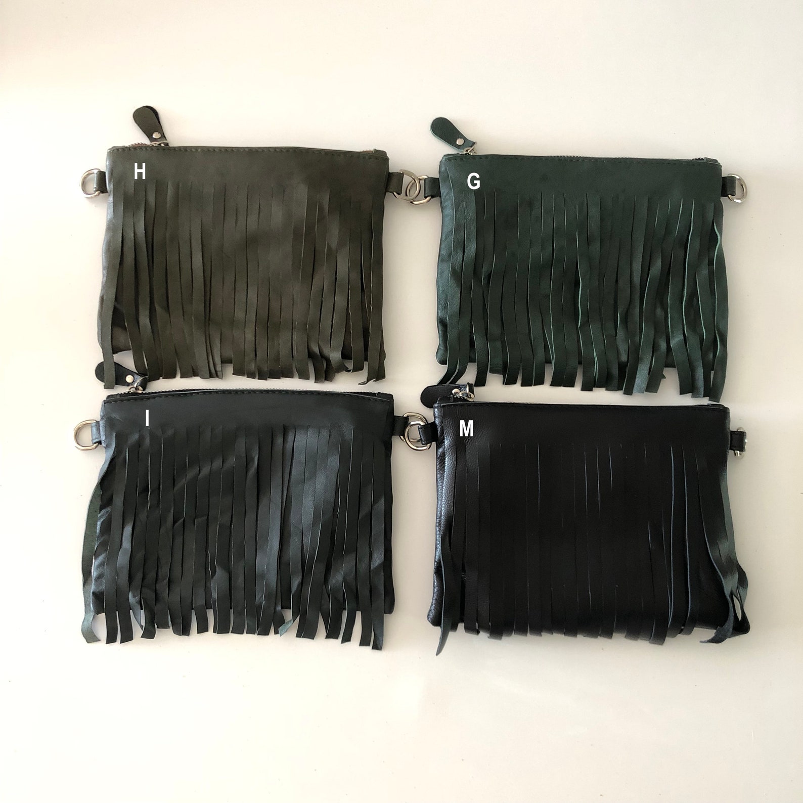 Leather Fanny pack hip bag fringe fanny pack fringe hip Etsy