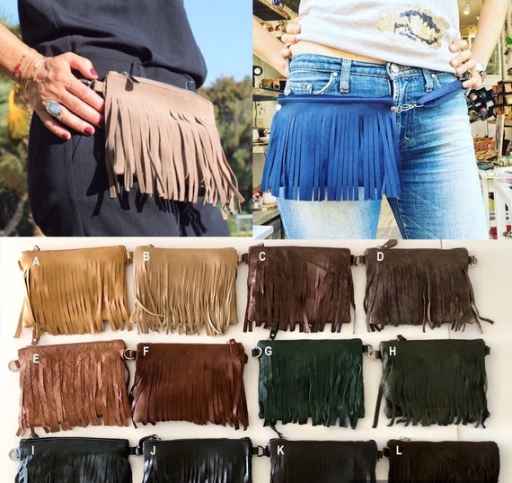 fringe fanny pack