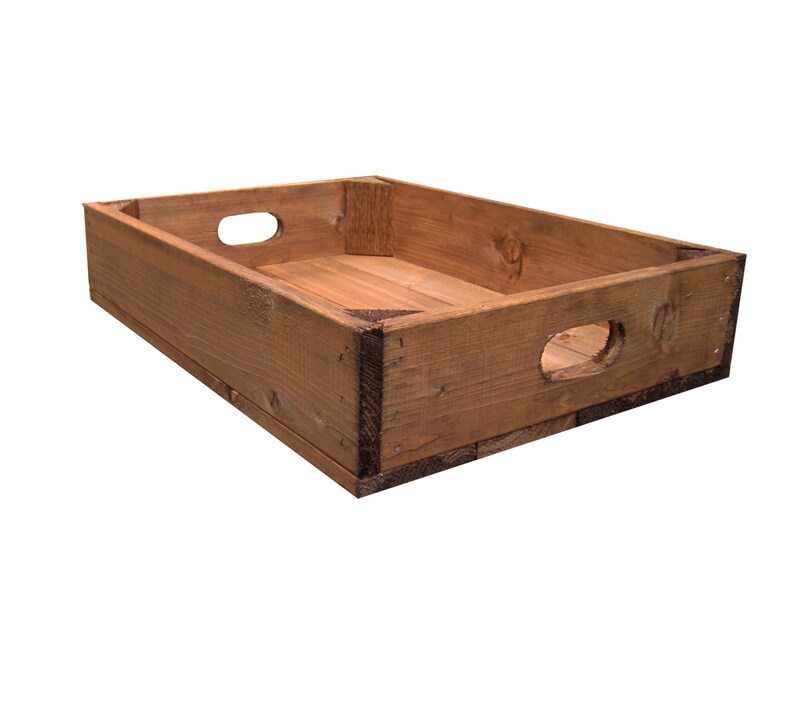 Rustic Wooden Apple Crate Tray for House and Home Etsy UK