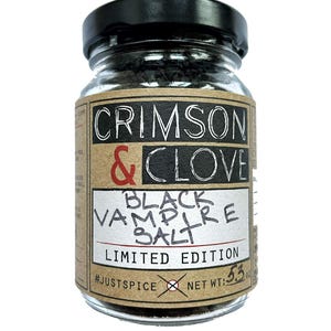 Black Vampire Salt by Crimson and Clove (5.2 oz)