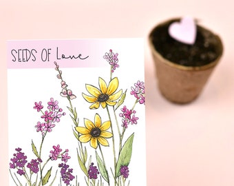 Seeds of Love Wildflower Seed Packet