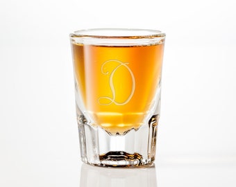 Personalized Shot Glasses, Engraved Whisky Shot Glass - Perfect Wedding, Groomsmen, Bridesmaid Gifts. Custom Design Options Available!