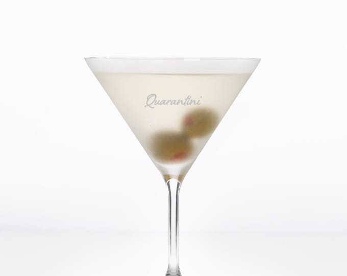 Engraved Martini Glass Set, Personalized 10oz Crystal Martini Glass, Great Christmas Gift or Personalized Wedding and Bridesmaids Gifts