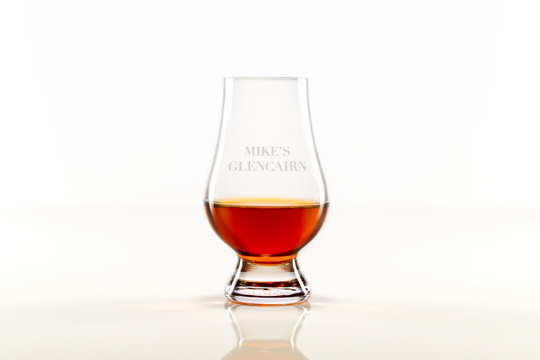 Personalized Glencairn Whiskey Glass Sets 6oz Engraved Bourbon Whiskey ...