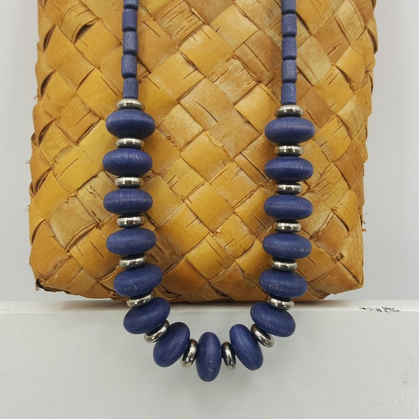 Finnish Aarikka necklace "Bolero" from the 80s