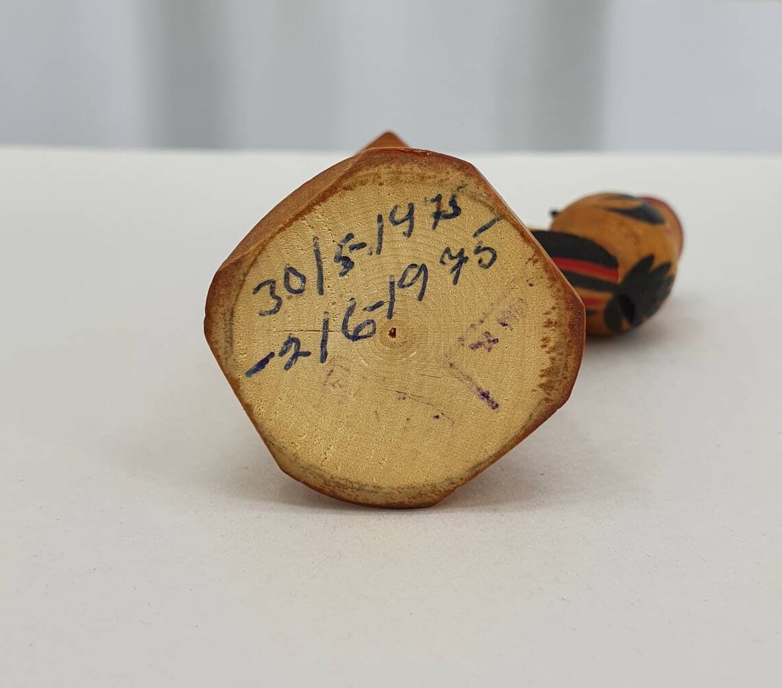 Handgefertigte Vintage Specht Spielzeug aus den 70er Jahren | Etsy