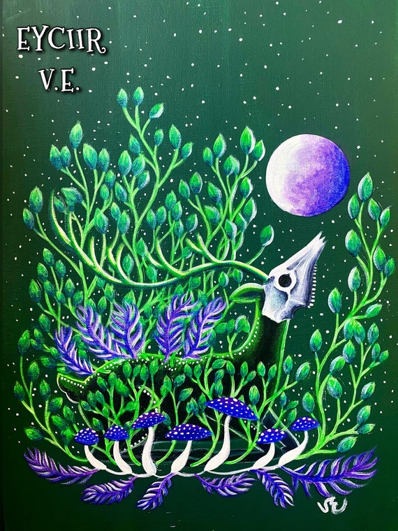 Signed Art Print Animals Zombie Deer Nature Lover Plants - Etsy New Zealand Signed Art Print Animals Zombie Deer Nature Lover Plants - Etsy New Zealand