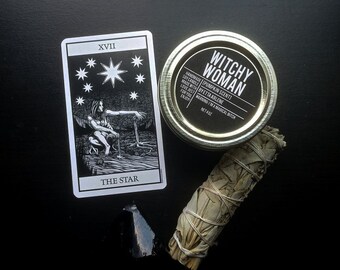 Witchy Woman Candle 4oz- Witches Candles - Bad Witch, Candles for witch friends, candles for the coven, witchy scented- by Etta Arlene