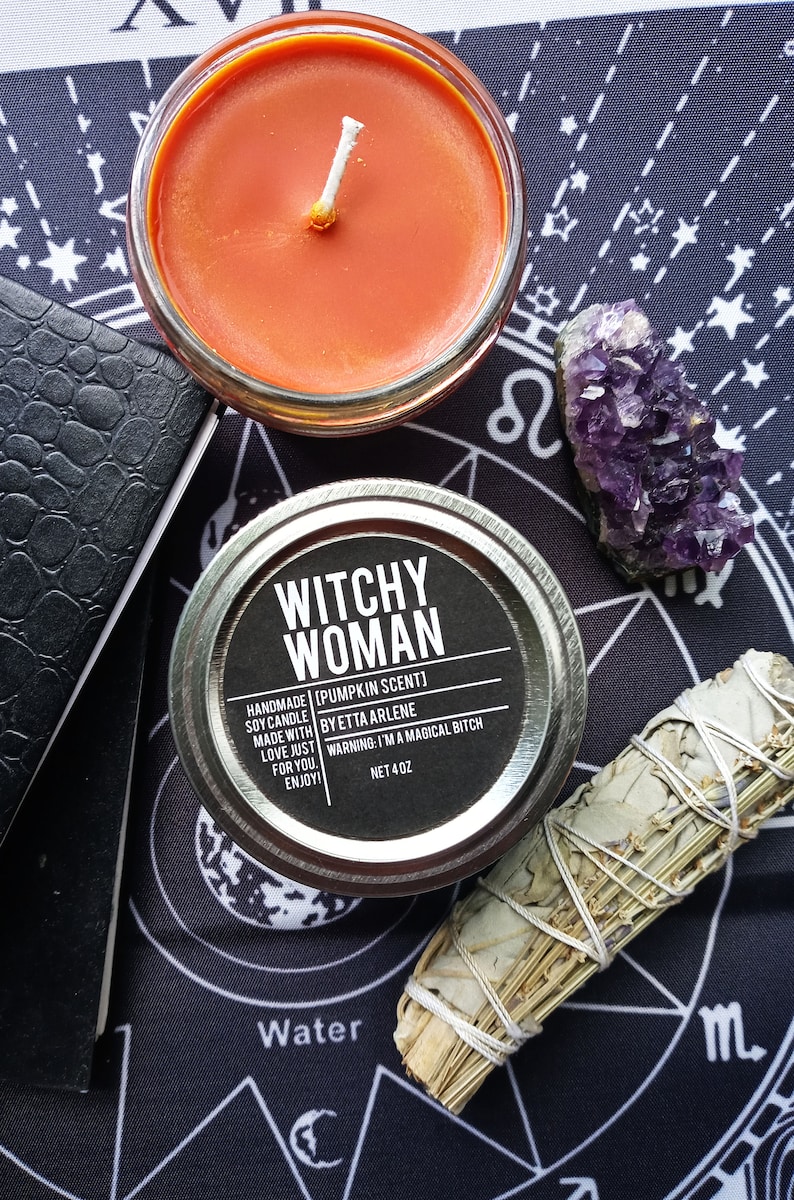 Witchy Woman Candle 4oz Witches Candles Bad Witch Candles Etsy Sweden