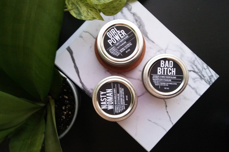 Girl Power Candle Girl Power Scented Candles Feminist Etsy