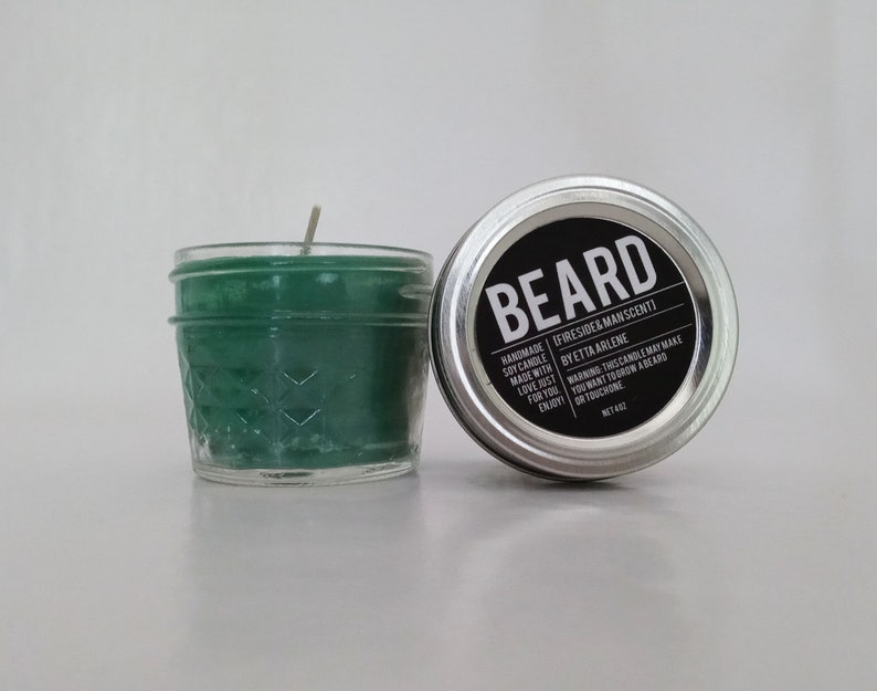 Beard Candle Gift for Boyfriend Man Scented Candles Etsy Singapore