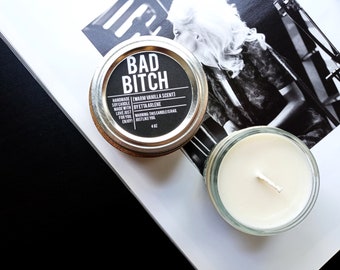 Bad Bitch Candle, Gift for Sister, Gift for Friend, Gifts, Gift For A Bad Bitch, Bad Bitches Candles, Gift for bad bitches, 4oz jar