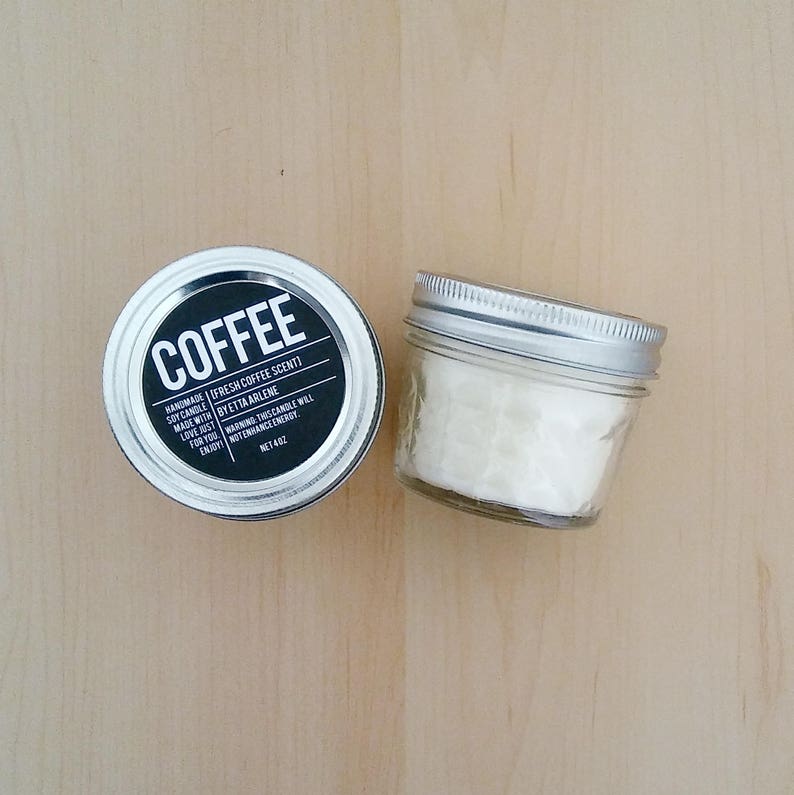 Coffee Scented Candle Candle for Coffee Lovers Smells Like Etsy