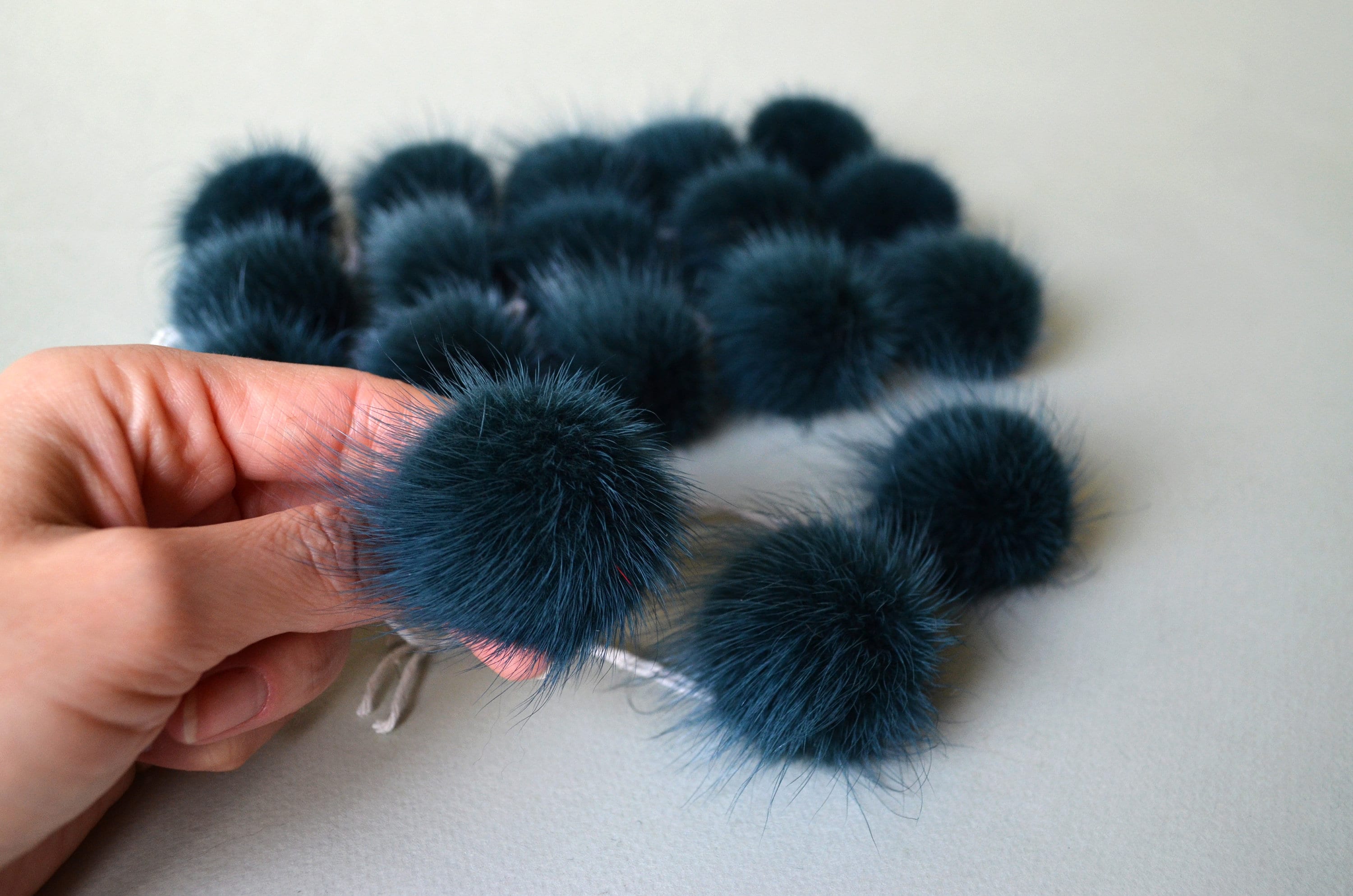 Genuine Wholesale fur ball green For Old World Style 
