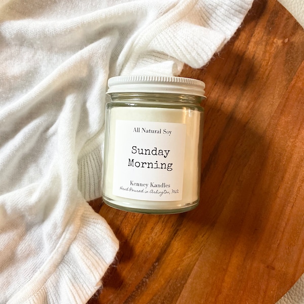 Sunday Morning - All Natural Soy candle