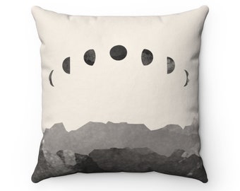 stuffed moon pillow