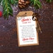 Printable Santa's Magic Key Tags, Santa Key Printable Tag, Christmas ...