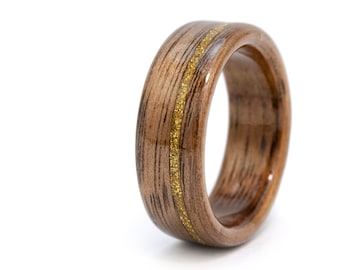 Walnut And Malachite Ring — The Wood Hut - Beautifully Handcrafted