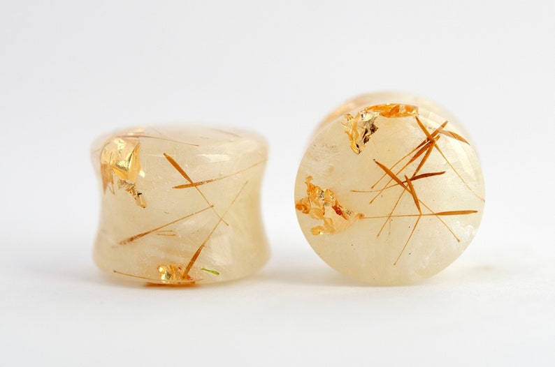 Terrarium Jewelry Flesh Tunnels Plugs Dandelion Resin Plugs Etsy