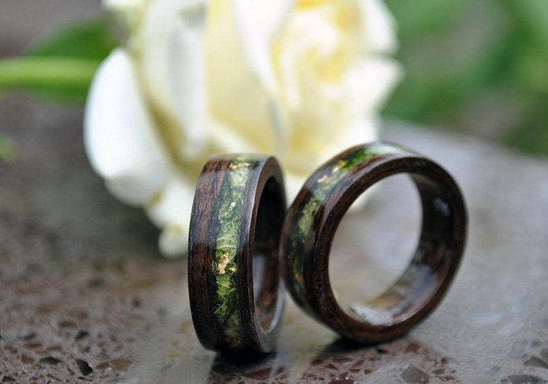 ring wood wood rings for men 5 Year Anniversary Wooden Engagement Rings wood rings for women mens wood wedding band mens wood ring wedding image 6