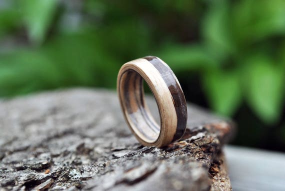 Wooden Ring Minimalist Wooden Rings Wooden Bands Natural Wedding Ring 5  Year Anniversary Gifts for Men Wood Ring for Men Wood Anniversary 