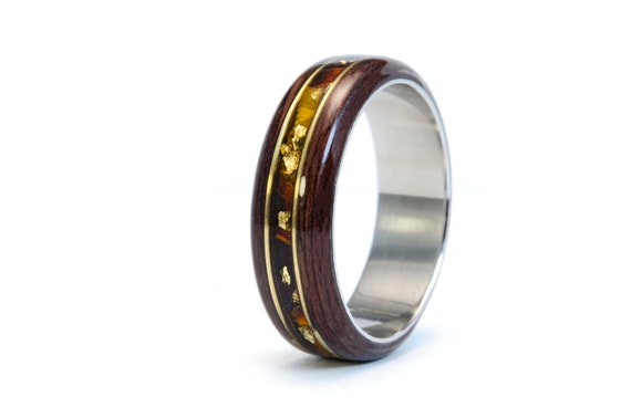 Wood Ring Wood Wedding Band Mens Wood Ring Wooden Ring Men - Etsy | Mens  wood rings, Wood wedding band, Rings for men