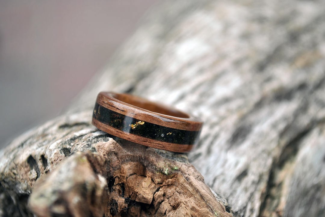 Bague bois, bagues en bois pour homme, ans d'existence, bagues de  fiançailles en bois, bagues en bois pour femme, alliance en bois pour  homme, bague