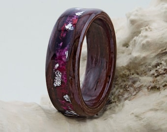 Ring Wood, Wood Rings for Men, 5 Year Anniversary,  Wooden Engagement Rings, Wood Rings for Women, Mens Wood Wedding Band  Mens Wood Ring