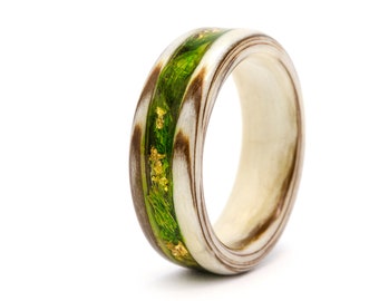 Bague Bois. Bagues de fiançailles en bois pour homme, anniversaire de 5 ans, Bagues en bois pour femme Alliance en bois pour homme Bague de mariage en bois pour homme