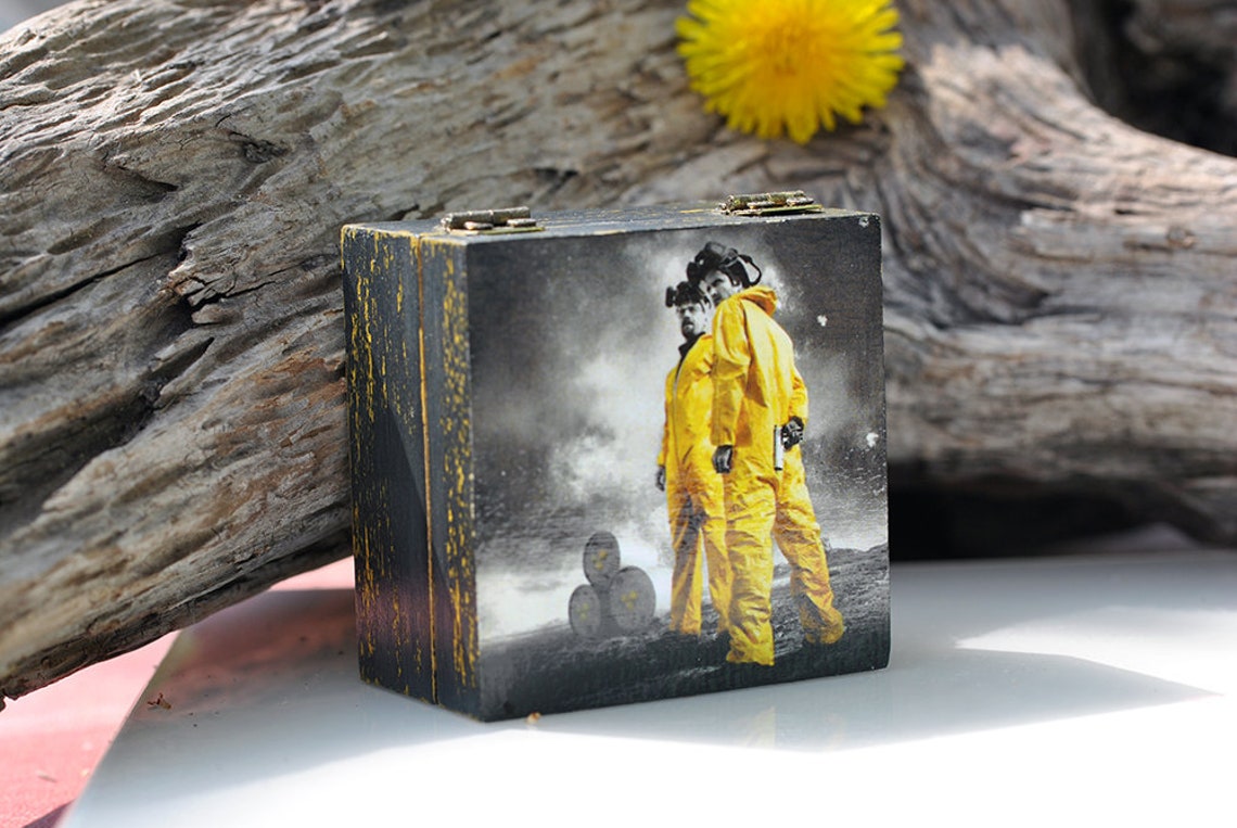 Custom box Jesse Pinkman and Walter White Breaking Bad Etsy