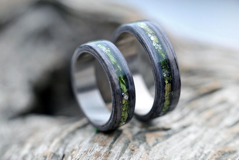 Men's Titanium Wedding Band Titanium Wedding Band Set Etsy