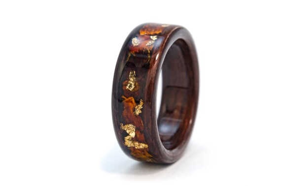 Ring Wood Wood Rings for Men 5 Year Anniversary Wooden