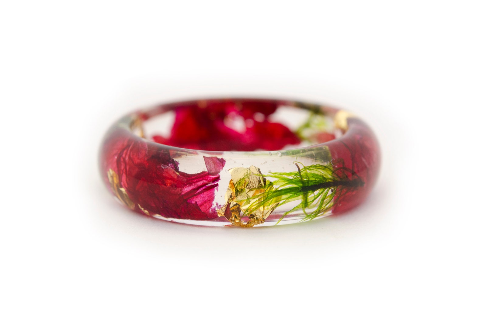 Real Moss Ring Nature Resin Green Moss Ring Terrarium Jewelry Etsy