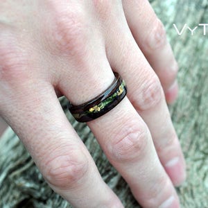 ring wood wood rings for men 5 Year Anniversary Wooden Engagement Rings wood rings for women mens wood wedding band mens wood ring wedding image 7