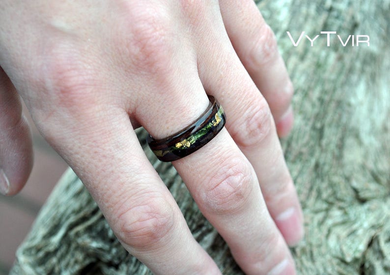 ring wood wood rings for men 5 Year Anniversary Wooden Engagement Rings wood rings for women mens wood wedding band mens wood ring wedding image 7