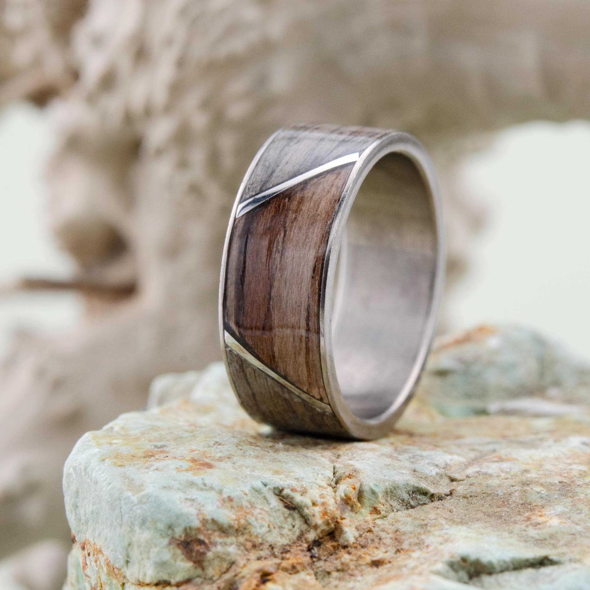 Tranquil Poplar Titanium Band