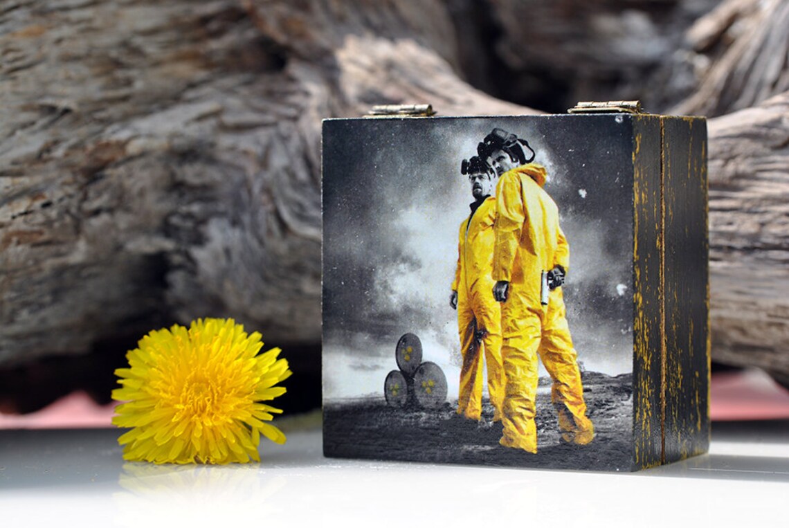 Custom box Jesse Pinkman and Walter White Breaking Bad Etsy