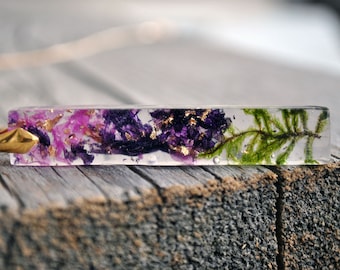 lichen terrarium necklace flowers necklace, Flower Resin Necklace Nature Terrarium Necklace, botanical necklace floral necklace leaf jewelry