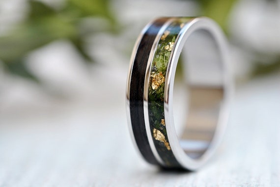 Engagement cheap titanium ring