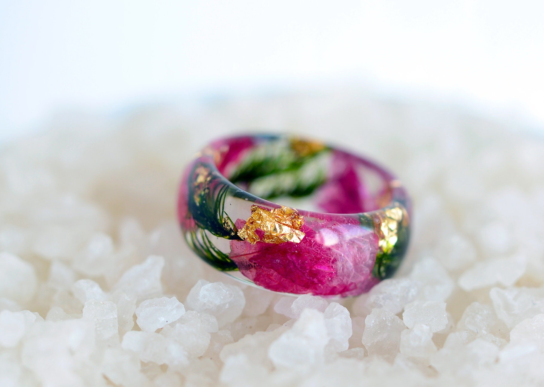 Nature rings nature inspired rings resin ring nature Etsy